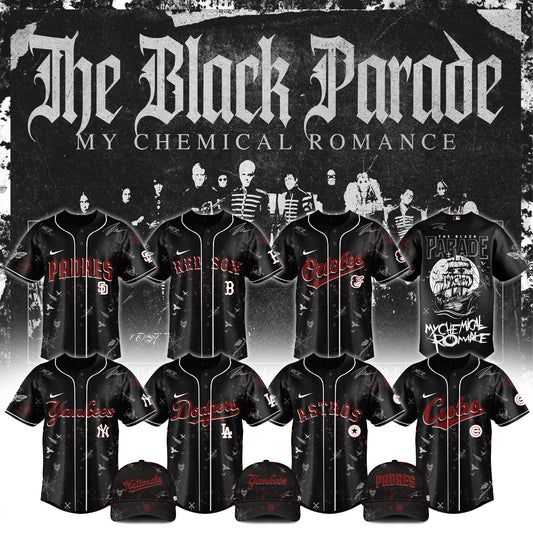 All Team x MCR The Black Parade Tour 2026 Jersey Limited Edition V2