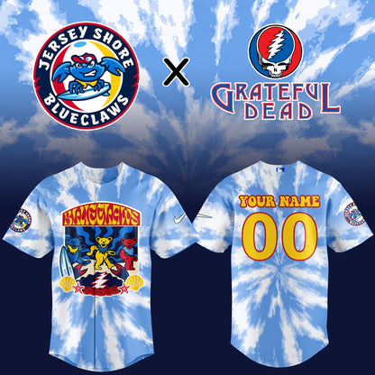 _.Jersey Shore BlueClaws Grateful Dead Limited Jersey