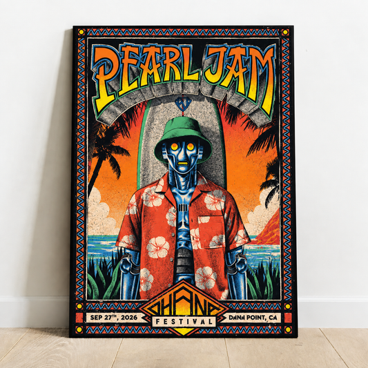 Pearl Jam Ohana Festival Dana Point 2026 Poster