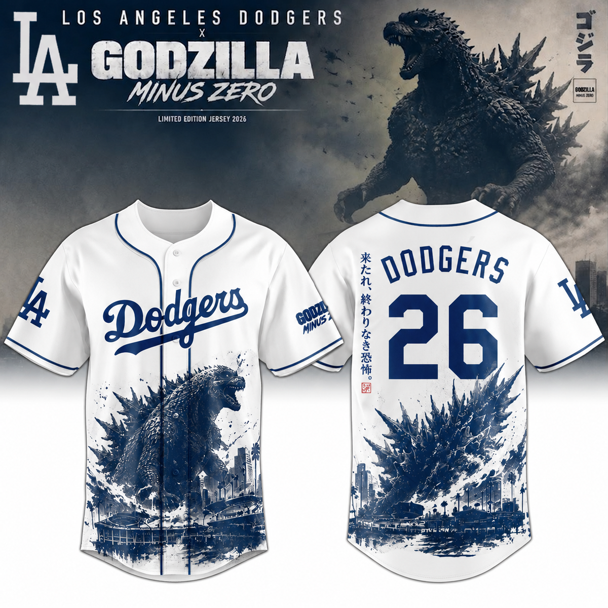 LAD Minus Zero Custom number and name Jersey