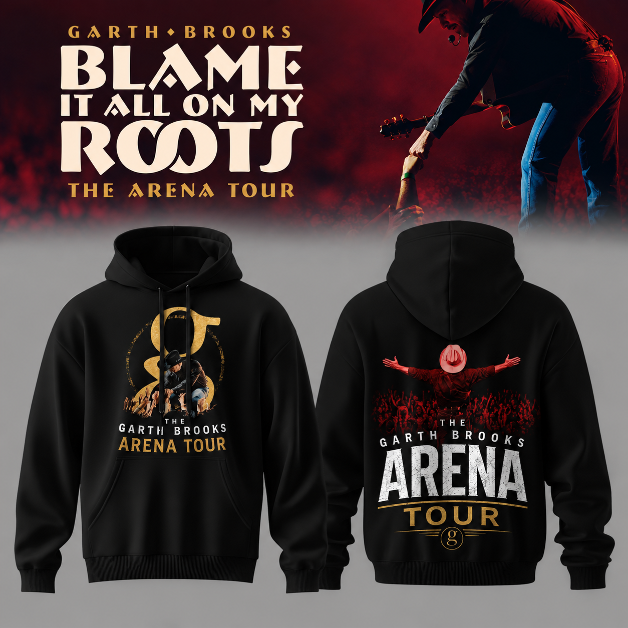Garth Brooks – ARENA TOUR COLLECTION Hoodie