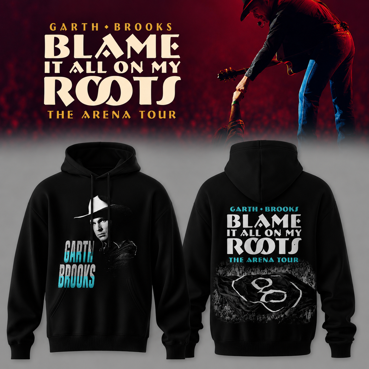 Garth Brooks – ARENA TOUR COLLECTION Hoodie 4
