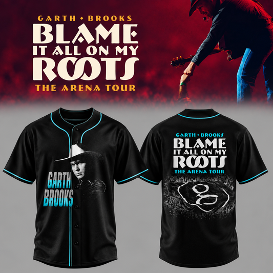 Garth Brooks – ARENA TOUR COLLECTION Baseball Jersey 4