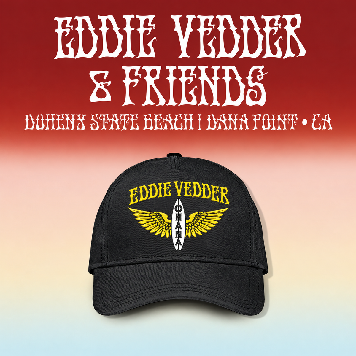 Eddie Vedder Ohana Festival Dana Point 2026 Cap