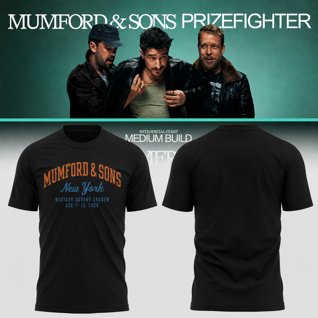 Limited Edition Prizefighter Tour 2026 in Madison Square Garden,NY Tshirt
