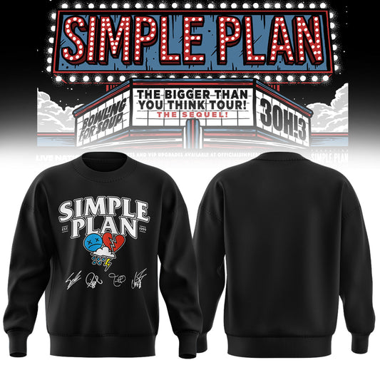 Simple Plan " The Bigger Than You Think! Tour " - Sweatshirt