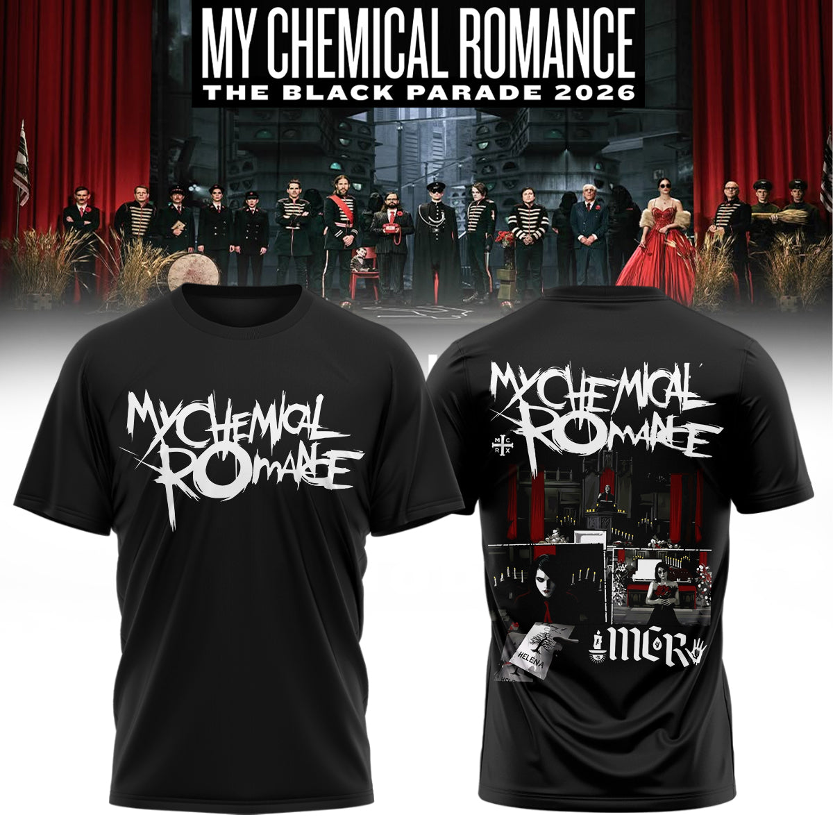 My Chemical Romance Limited Edition Signature shirt