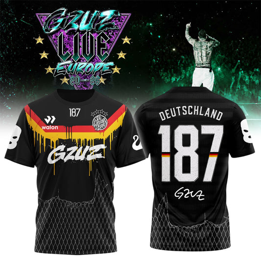 ,,,.GZUZ “LIVE EUROPE TOUR 2026” Signed – Shirt