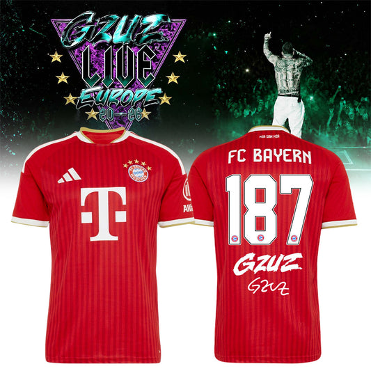 _,GZUZ x FC Bayern München “LIVE EUROPE TOUR 2026” Signed – Jersey