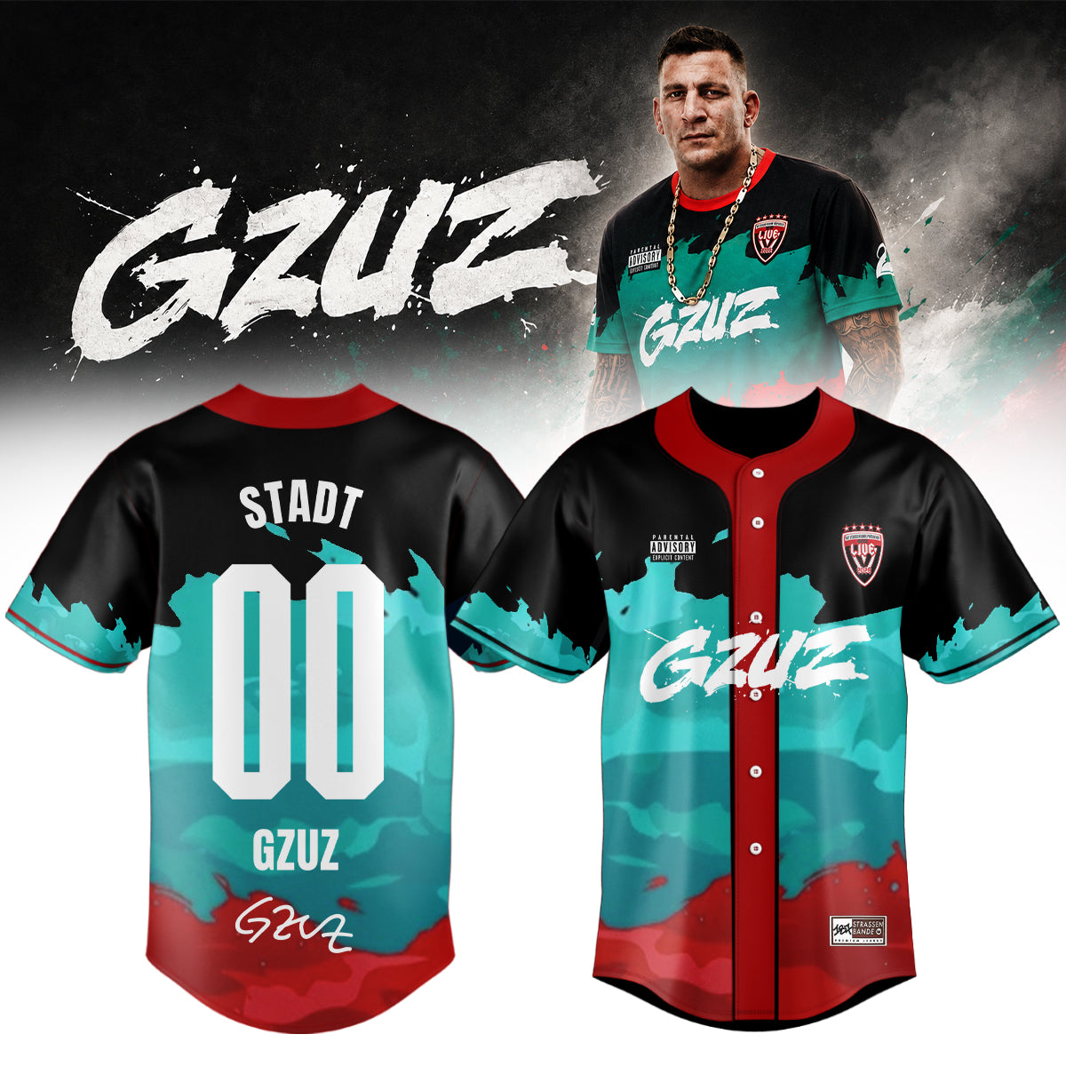 GZUZ “Live Europe 2026” Signature Limited Edition – Jersey (Custom Name & Number)