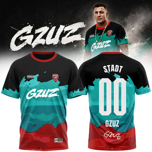 GZUZ “Live Europe 2026” Signature Limited Edition – Tshirt (Custom Name & Number)