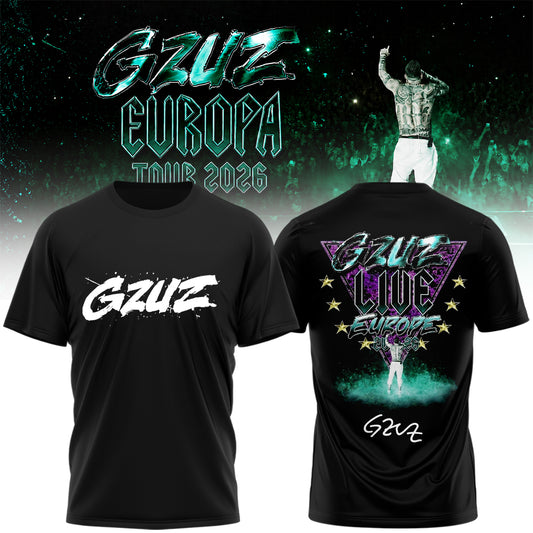GZUZ “Live Europe 2026” Signature Limited Edition – Tshirt
