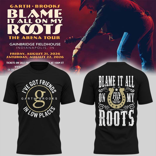 Limited Edition “Blame It All On My Roots – The Arena Tour” T-Shirts