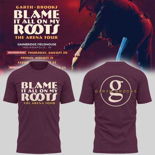 Limited Edition “Blame It All On My Roots – The Arena Tour” T-Shirts