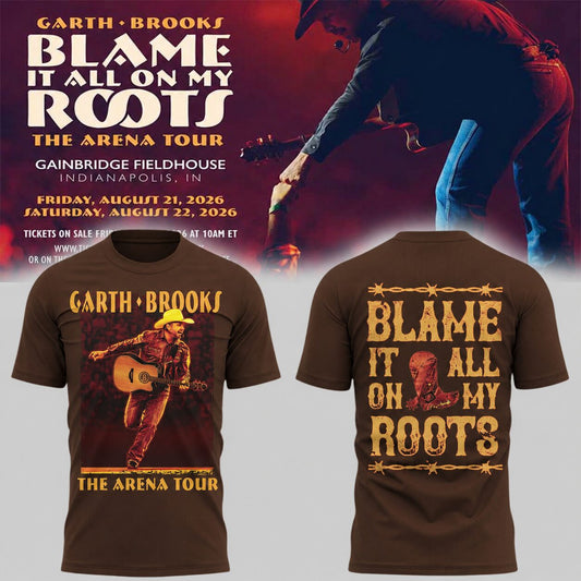Limited Edition “Blame It All On My Roots – The Arena Tour” T-Shirts