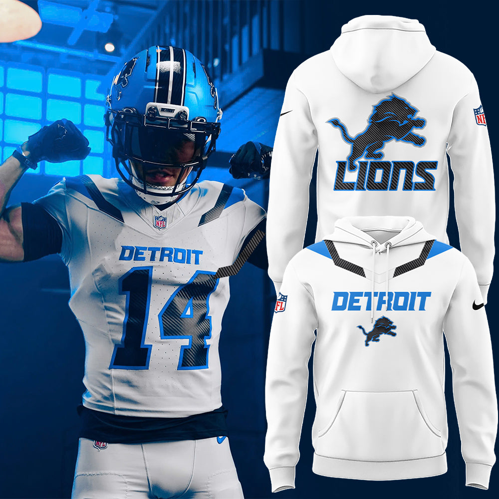 Detroit Lions Rivalries DEFEND THE DEN 2026 Hoodie - White