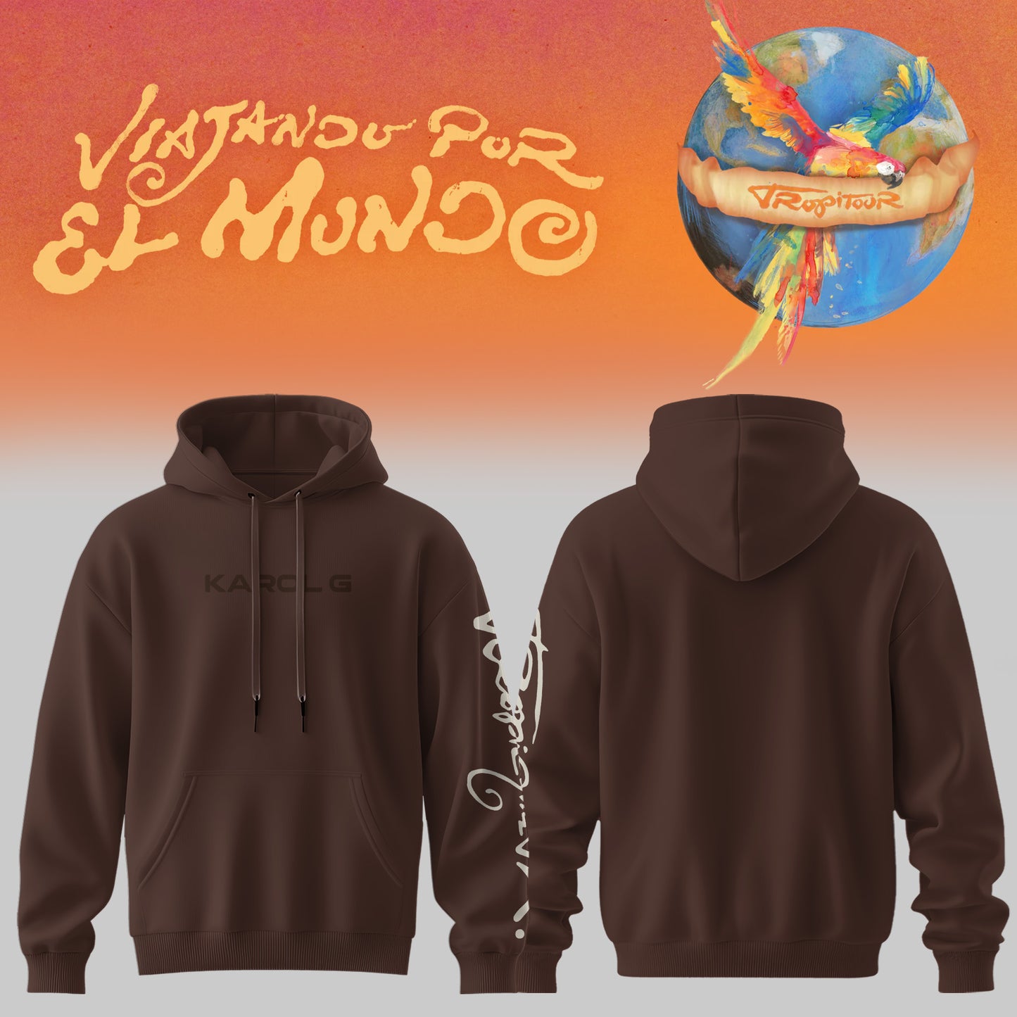 Karol G Viajando Por El Mundo Tropitour Limited Hoodie