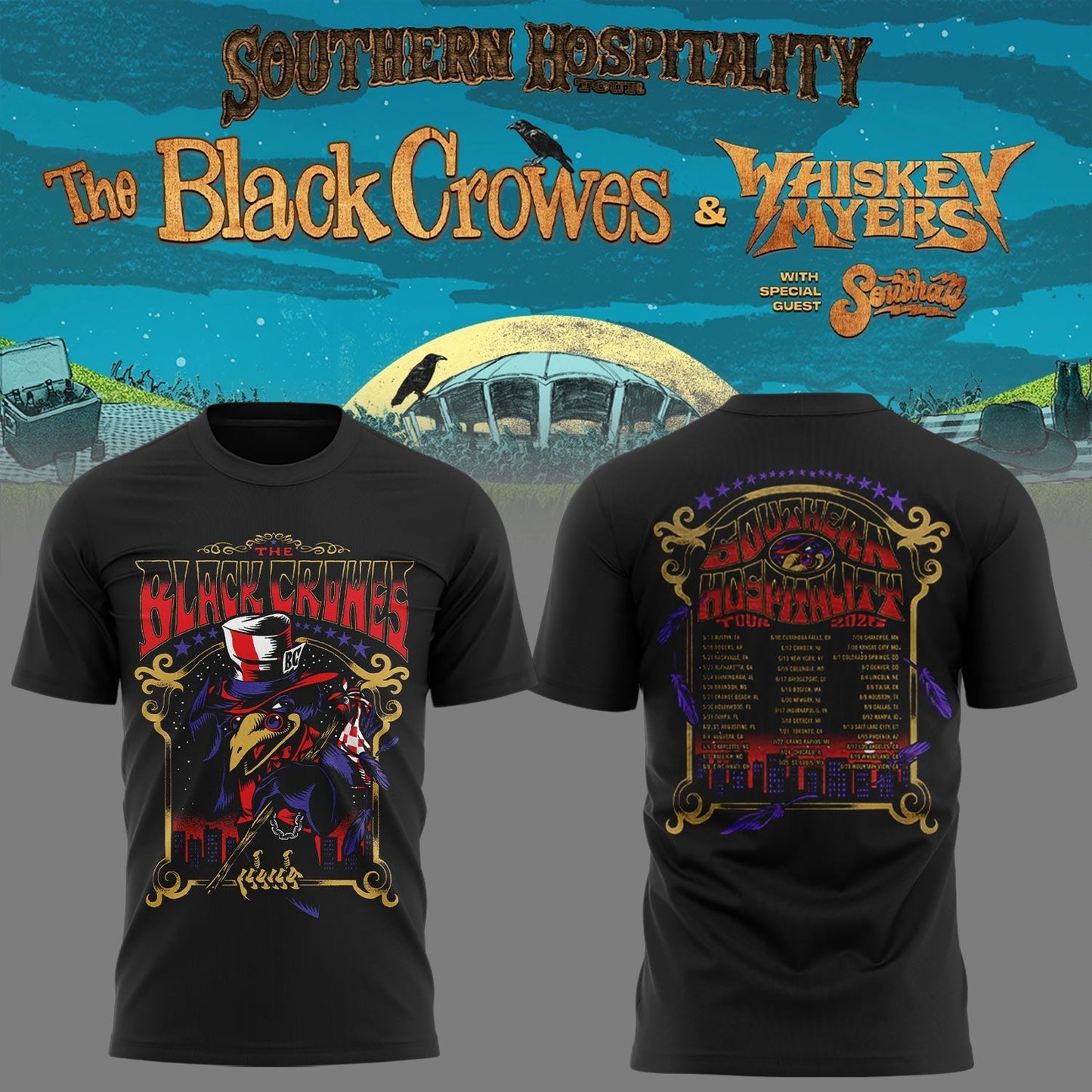 Limited Edition Southern Hospitality Tour Shirt