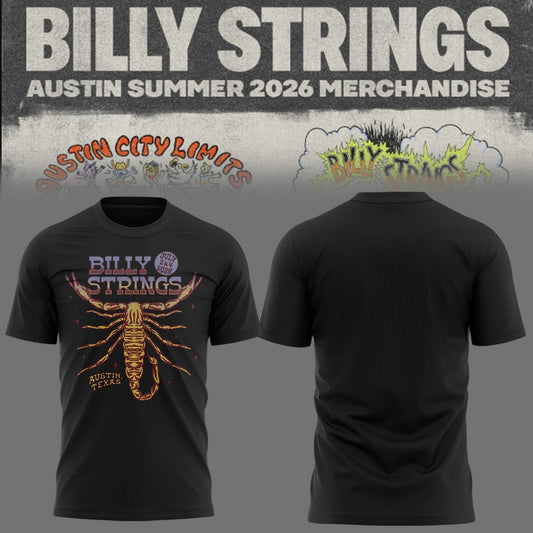 Limited Edition Billy Strings tour 2026 tshirt 16