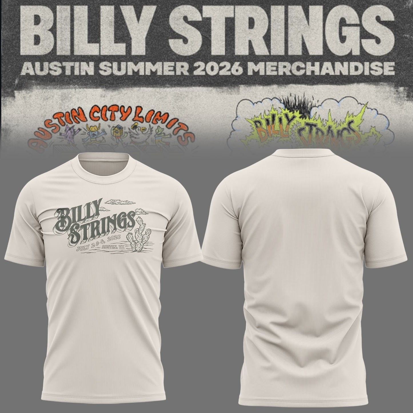 Limited Edition Billy Strings tour 2026 tshirt 17