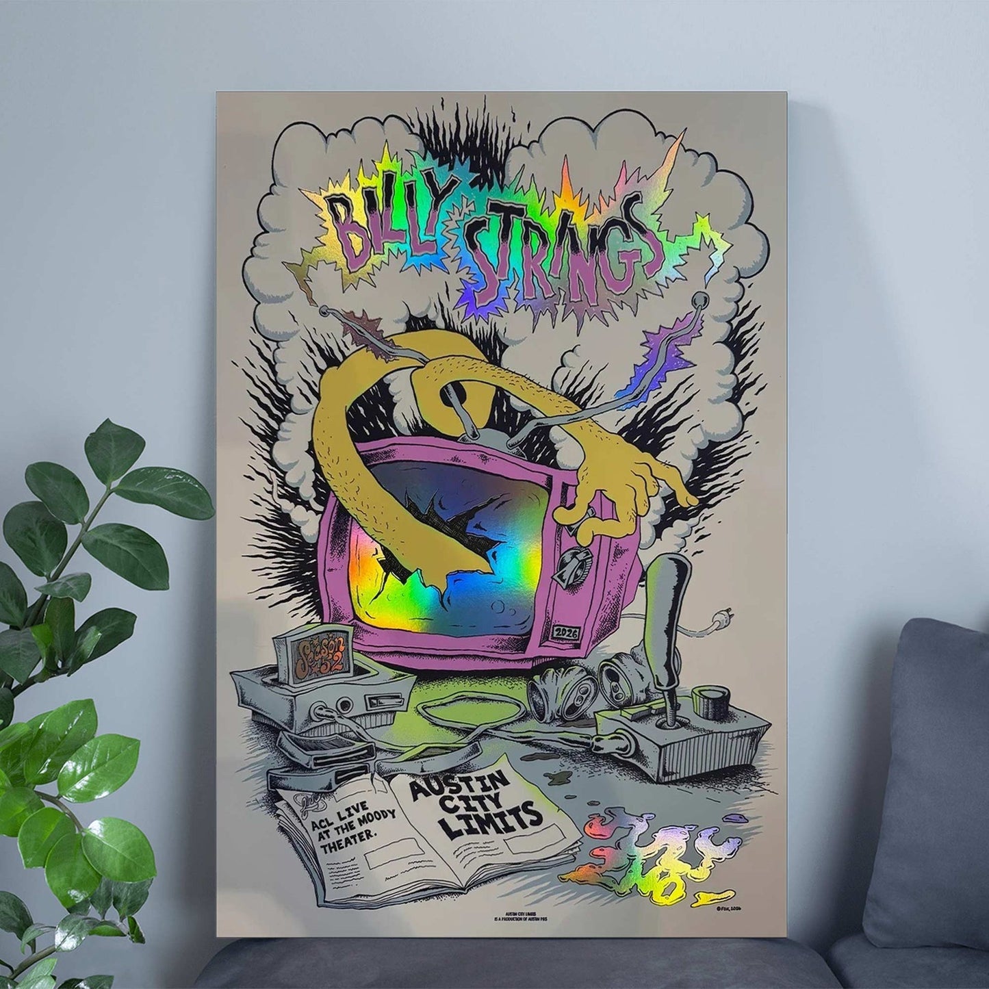 Limited Edition Billy Strings tour 2026 poster 2