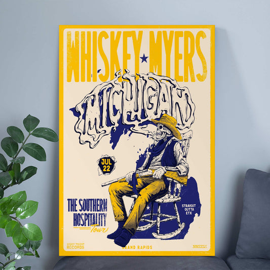 Limited Edition Southern Hospitality Tour In Michigan Poster