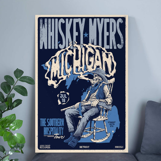 Limited Edition Southern Hospitality Tour In Michigan Poster