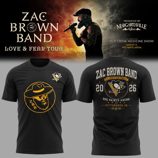 Limited Edition Zac Brown Band Love & Fear Tour in PPG Paints Arena Shirt