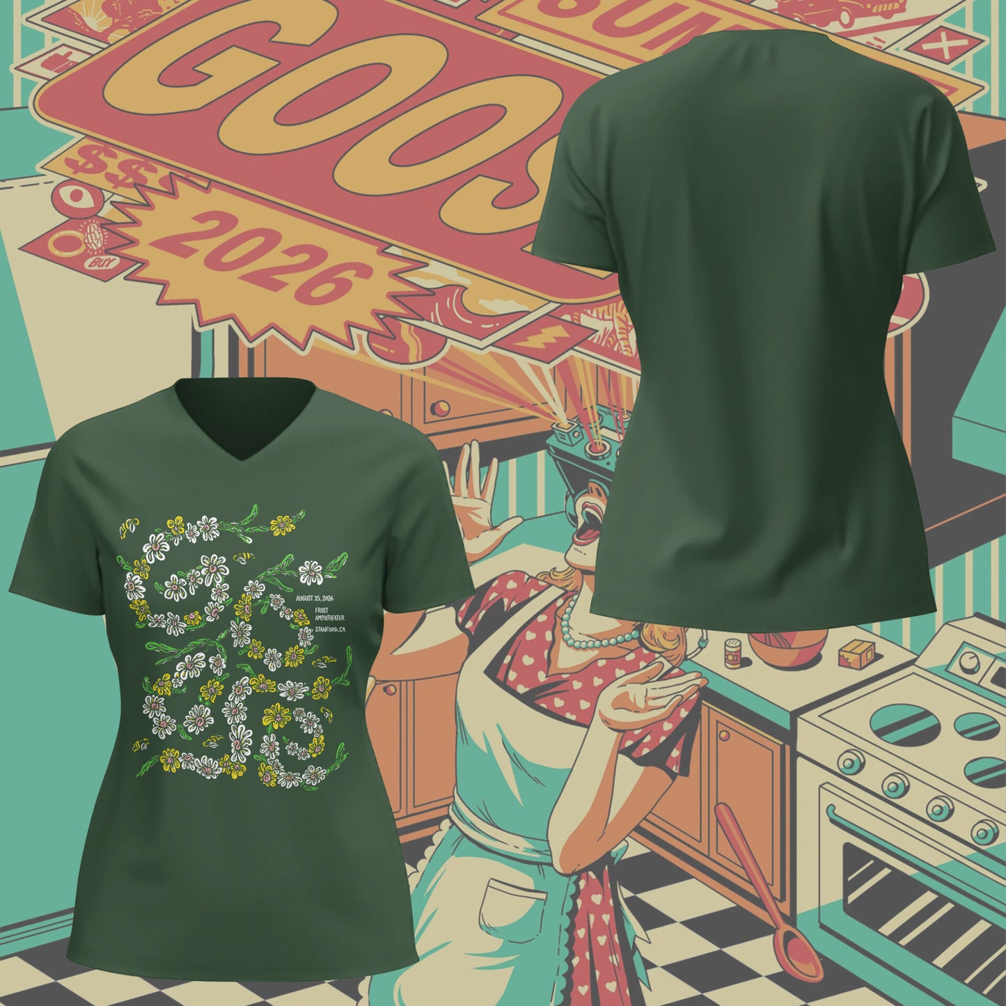Limited Edition Summer Tour in Reno,NV V-neck TShirt
