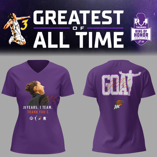Limited Edition Diana Taurasi-Ring of Honor V-neck TShirt