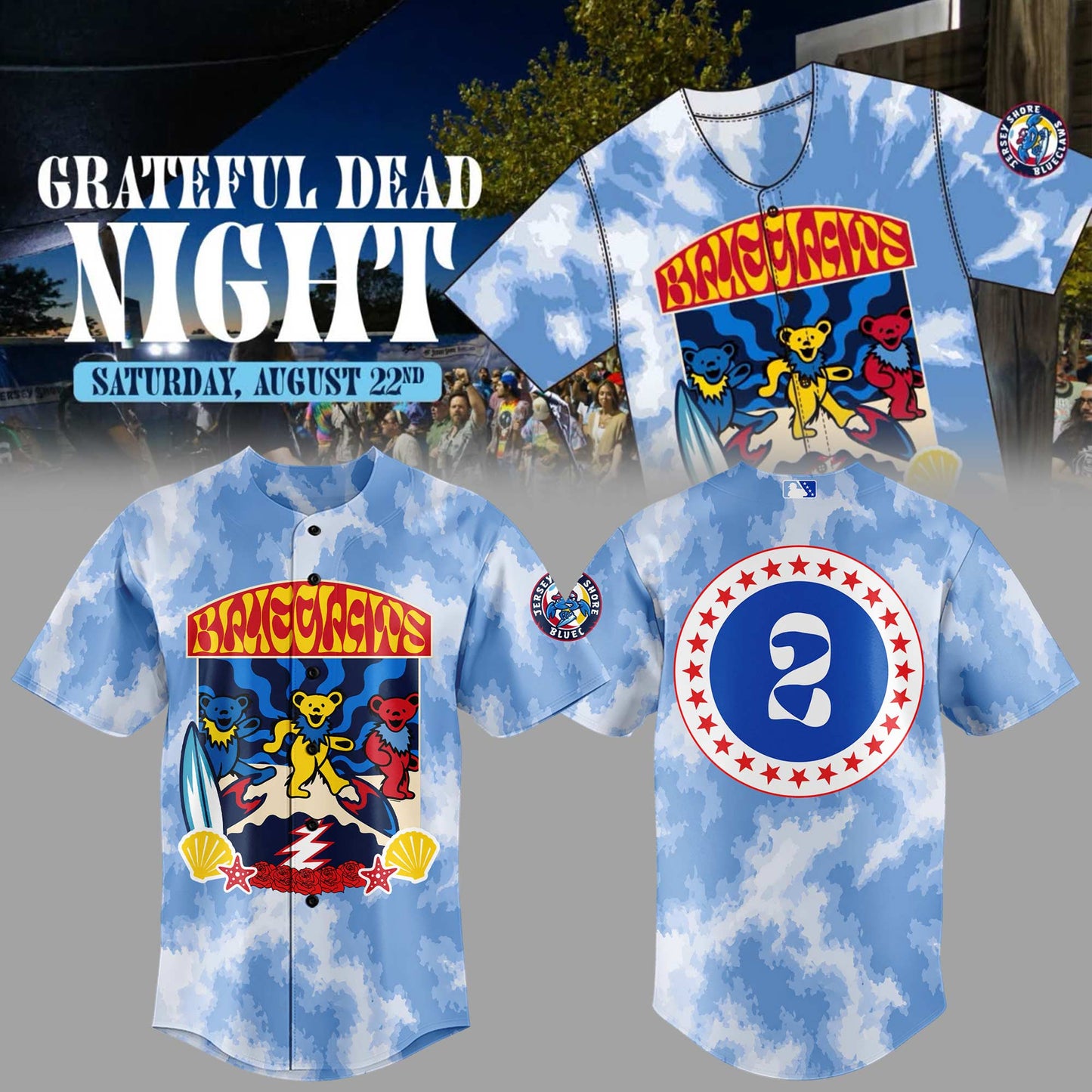 Limited Edition Grateful Dead Night Jersey