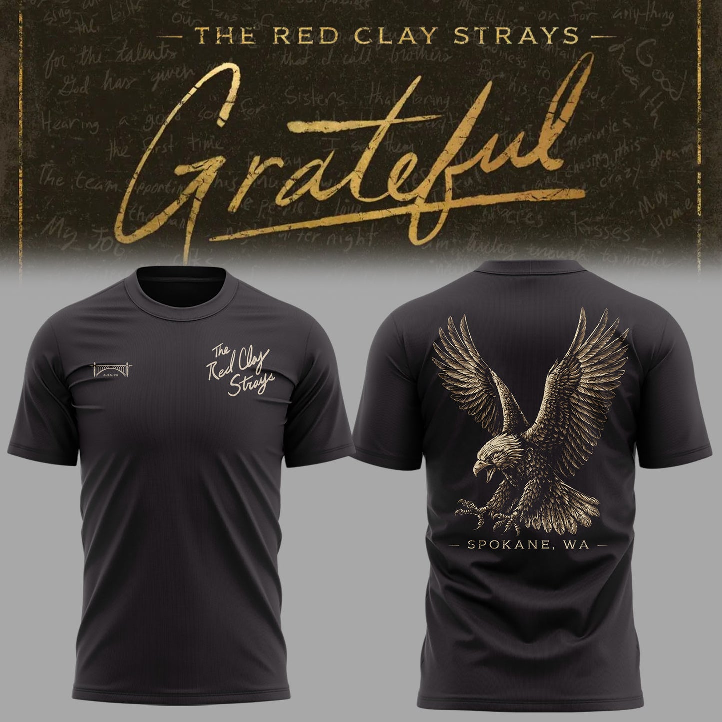 Limited Edition The Grateful Tour in Spokane,WA Shirt