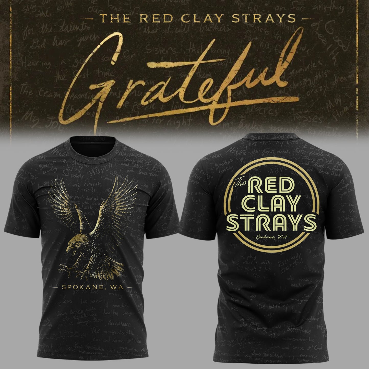 Limited Edition The Grateful Tour in Spokane,WA Shirt