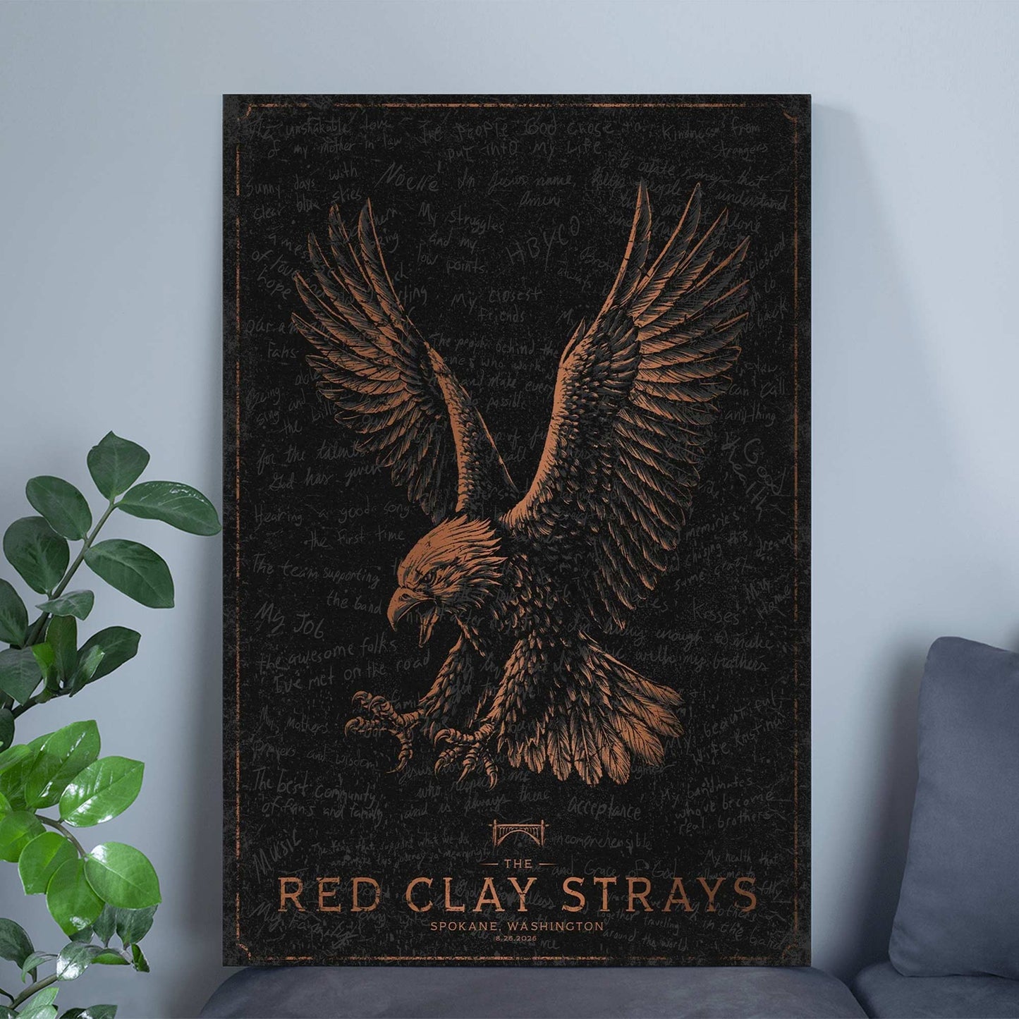 Limited Edition The Grateful Tour Spokane,WA Poster