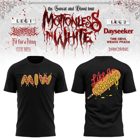Limited Edition The Sweat & Blood Tour 2026 Tshirt 6