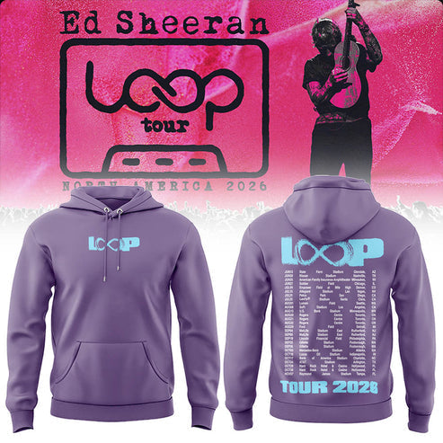 Ed Sheeran “North American Loop Tour 2026” Hoodie 12