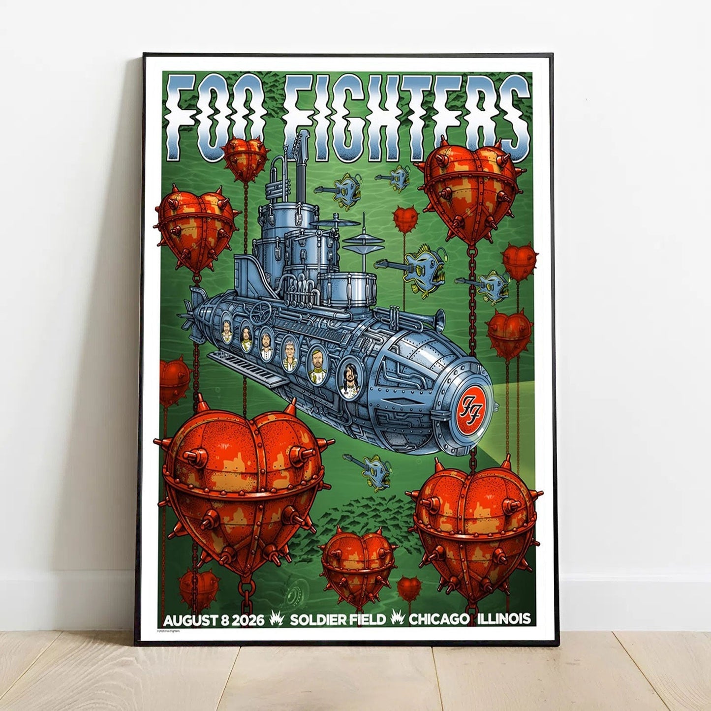 FF 🎸🎤 “Take Cover Tour 2026” in Chicago,IL Poster