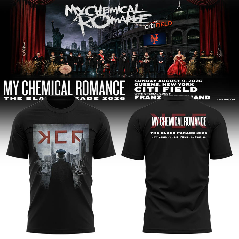 Limited Edition MCR Long Live The Black Parade Tour US 2026 Tshirt