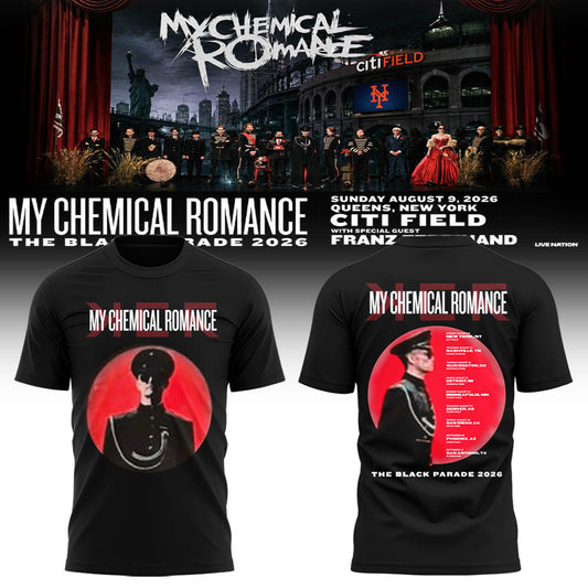 Limited Edition MCR Long Live The Black Parade Tour US 2026 Tshirt