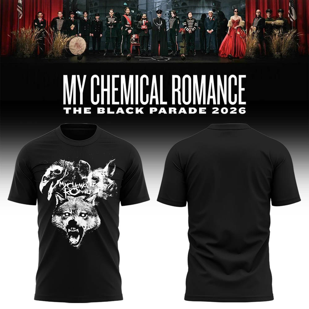 Limited Edition MCR Long Live The Black Parade Tour US 2026 At Washington, D.C Tshirt-