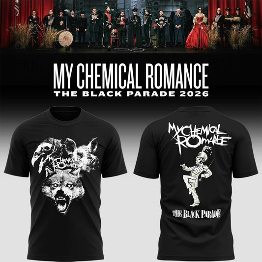 Limited Edition MCR Long Live The Black Parade Tour US 2026 At Washington, D.C Tshirt