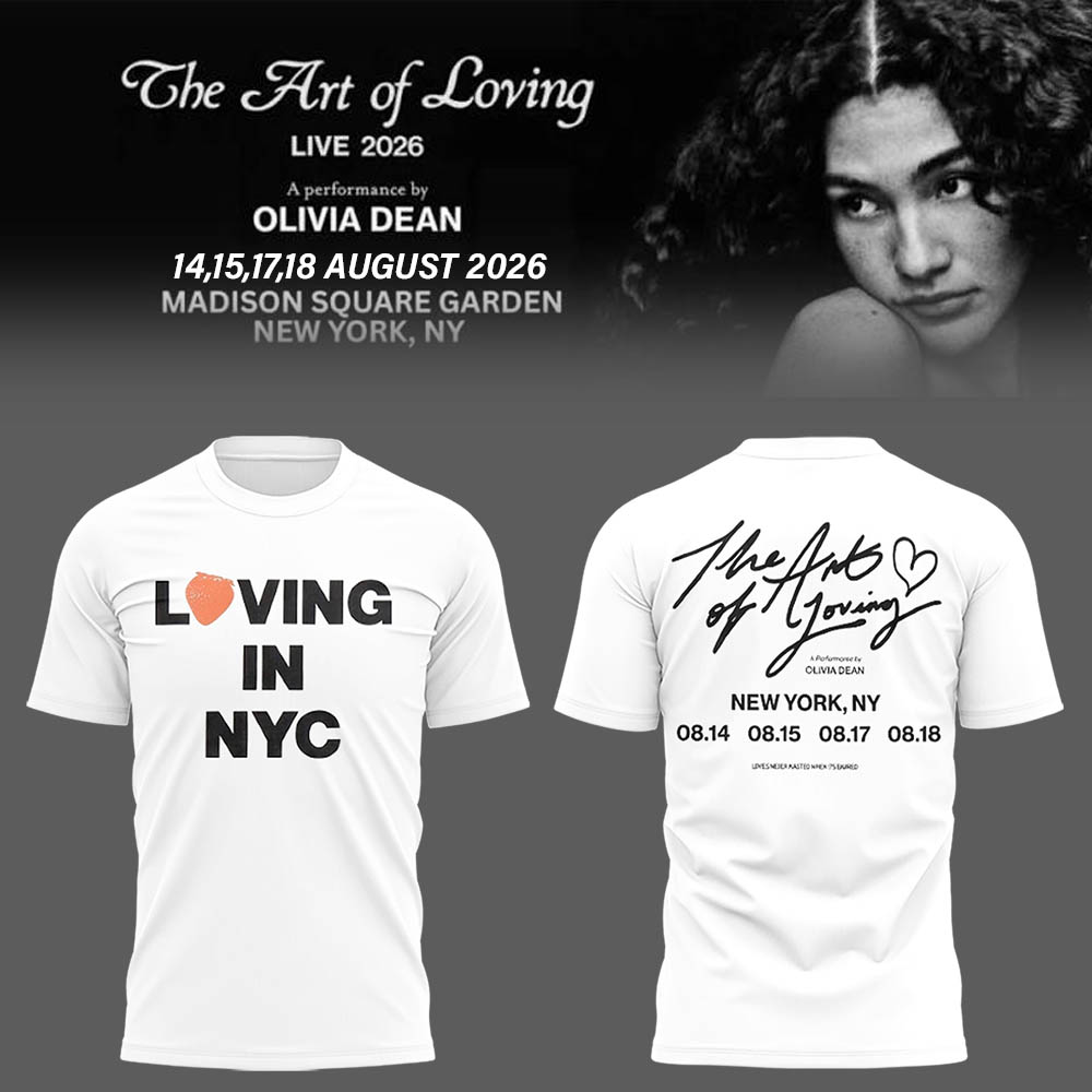 Limited Edition The Art of Loving Live 2026 in NYC Shirt