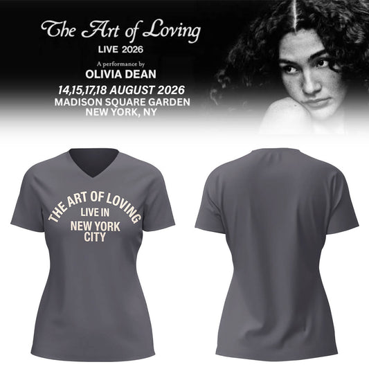 Limited Edition The Art of Loving Live 2026 in NYC V-neck TShirt