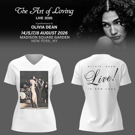 Limited Edition The Art of Loving Live 2026 in NYC V-neck TShirt
