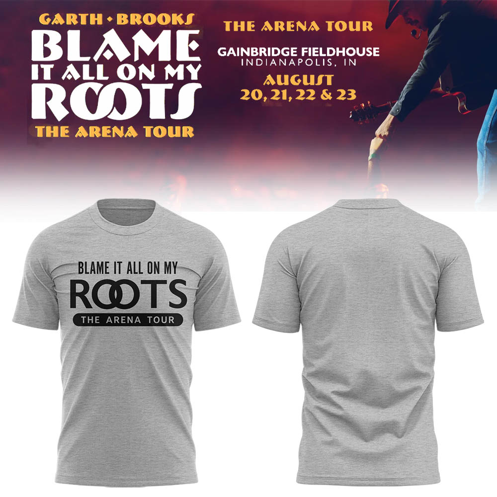 Limited Edition Blame It All On My Roots Arena Tour In Gainbridge Fieldhouse Shirt 2