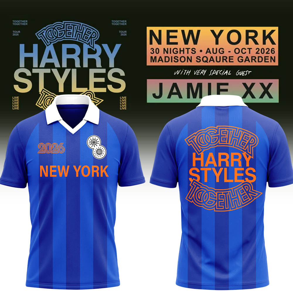 Limited Edition Together,Together Tour at MSG,New York City V-Neck Polo Shirt