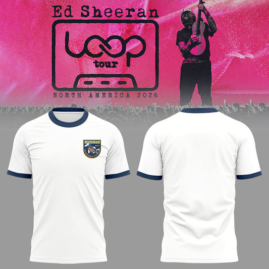 Ed “North American Loop Tour 2026″at The Ford Field,MI 🎸➕✖️➗ Shirt