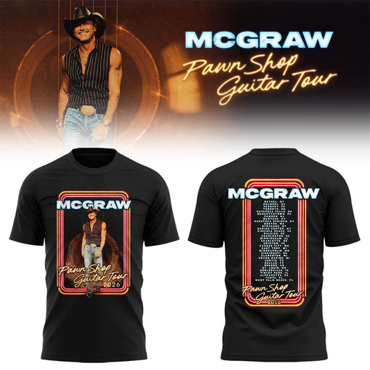 McGraw 🤠🎤 “Pawn Shop Guitar Tour 2026” Shirt