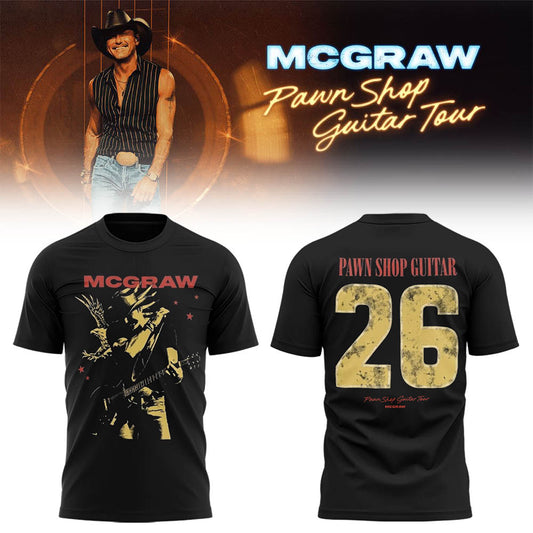 McGraw 🤠🎤 “Pawn Shop Guitar Tour 2026” Shirt