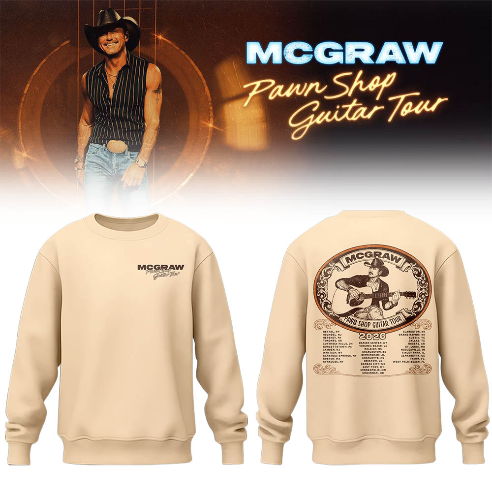 McGraw 🤠🎤 “Pawn Shop Guitar Tour 2026” Sweatshirt